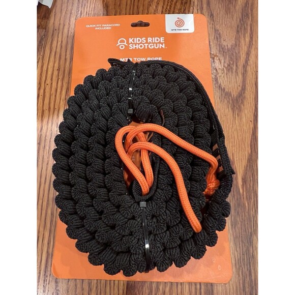 SHOTGUN Other - Kids Ride Shotgun MTB Tow Rope Black Child Bike Stretch Bungee Cord Pull Behind